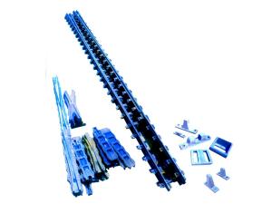 各種型號的高錳鋼岔芯、尖軌、整組道岔